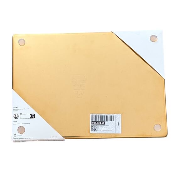 IKEA STOCKHOLM 2025 Brass Color Tray 11" x 8" - Picture 3 of 3